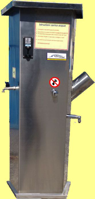 Risultati immagini per colonnina per scarico camper